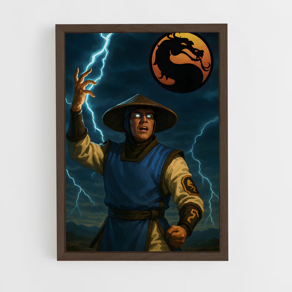Poster Raiden en Action – affiche Mortal kombat (vue 5)